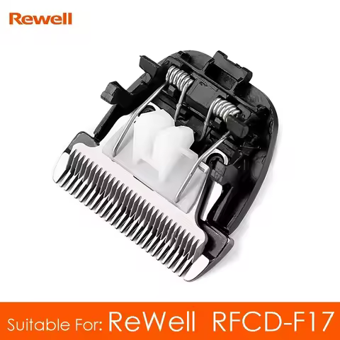 Original Rewell F17 Spare Blades Titanium Alloy Cutter Head for RFCD-F17 Electric Hair Clipper Trimm