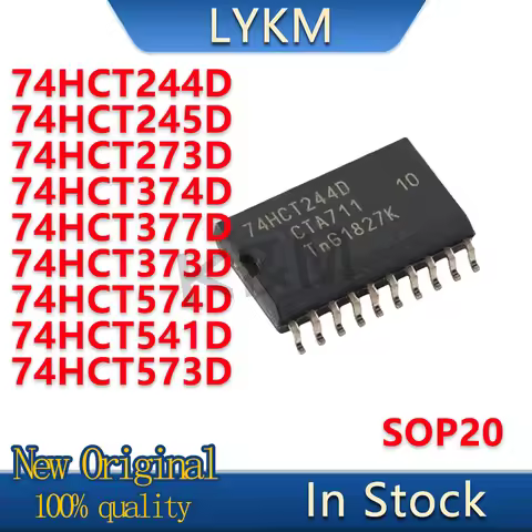 10/PCS New Original 74HCT244D 74HCT245D 74HCT273D 74HCT374D 74HCT377D 74HCT373D 74HCT574D 74HCT541D 