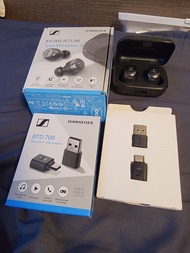 Sennheiser MOMENTUM True Wireless 4 耳機 + BTD 700 藍牙適配器