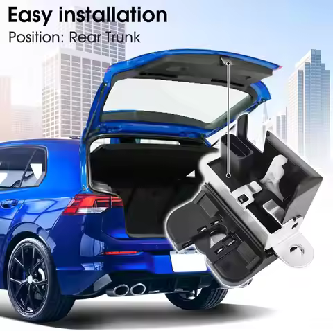 4 Pins Rear Tailgate Trunk Door Lock Block Latch 5G6827505 For VW Beetle Golf 7 MK7