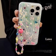 Limited Promotion Time Love Star with Chain Phone Case Suitable for OPPO A94 F17PRO Shatterproof Cas