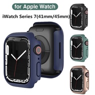 Protective Case Compatible For Apple Watch 7 41mm 45mm anti falling electroplating protective case for iWatch Series 7 Case