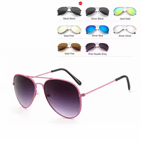 Aviation sunglasses For Boy And Girl Pilot Sun Glasses Children Sunglasses Kids Sunglasses Eyewear U