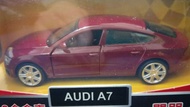 全新 ~ 紅色Audi A7合金迴力車 (1:43) , 數量有限.欲購從速 / 模型車 / 奧迪迷 / 跑車迷