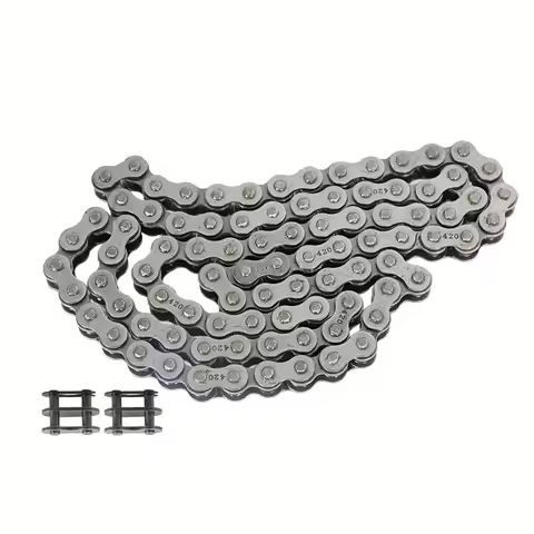 420 90L Chain Mini Bikes Front and Rear Drive Chain Replacement for Coleman 196cc CT200U CT200U-EX B