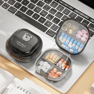 [Ready stock] Small Pill Box Portable Business Trip Three Meals a Day Sealed Moisture-Proof One Week