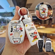 Benz Key Case Mercedes-Benz W205 c260l glc300l c200l W204 W212 Remote Control Key Case Bag Buckle