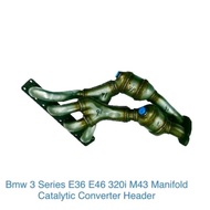 Bmw E36 E46 318i M43 Oem Car Muffler Exhaust Manifold Ceramic Catalyst Catalytic Converter Extractor