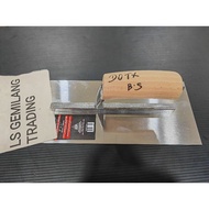 LS GEMILANG thick tebal 1MM 316 304 STAINLESS STEEL CEMENT TROWEL PLASTERING TROWEL TROWER TRAIN 999