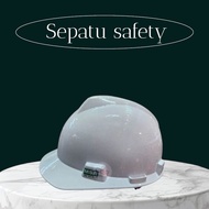 MSA BRAND SAFETY HELMET FULLSET SWIVEL STRAP + CHIN STRAP/ safety helmet