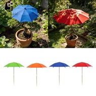 [Serenable] Plant Shade Umbrella Plant Shade Cover Parasol Weatherproof with Bamboo Stake Shade Clot