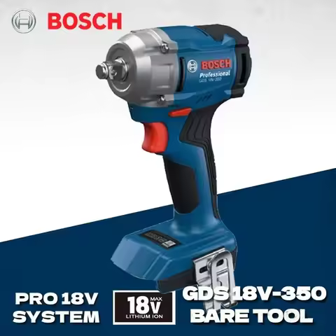 BOSCH GDS18V-350 Cordless Impact Wrench 3-Gear Torque Adjustment Impact Driver Torque Wrench Bosch P