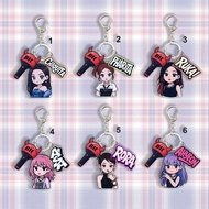 Kpop IdolKorean Entertainment Merchandise BABYMONSTER Keychain Cartoon CHIQUITA Lee Charen AHYEON Ne