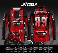 เสื้อกีฬาพิมพ์ลาย Zone A แขนยาว ราชาเต่า Turtor King เสื้อกีฬาพิมพ์ลาย Zone A เสื้อกีฬา