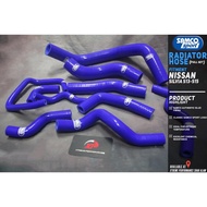 RADIATOR HOSE SAMCO FULLSET NISSAN SILVIA S13 TO S15 ALL BLUE 10PCS