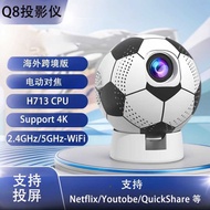 Q8 Android Smart Projector Projector 1080 4K Decoding Autofocus Home Office Wireless Projection Scre