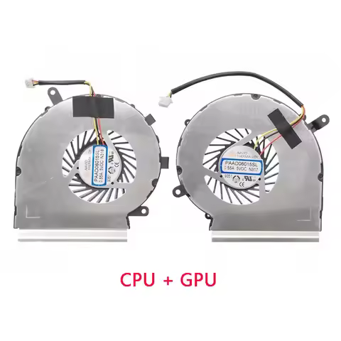 New Original Laptop Cooler CPU GPU Cooling Fan For MSI GE62 GP62 GL62 PE70 MS-16J5 MS16J3 16J2 PE60 