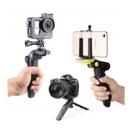 HAND TRIPOD TUK HANDPHONE SMARTPHONE HOLDER U DSLR KAMERA GOPRO MINI GENGGAM TANGAN LIPAT KECIL UNIV