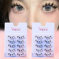 Cat-eye Lash Strip-style Cartoon Natural Hair Flow Full-length Beginner Lashes H9a2