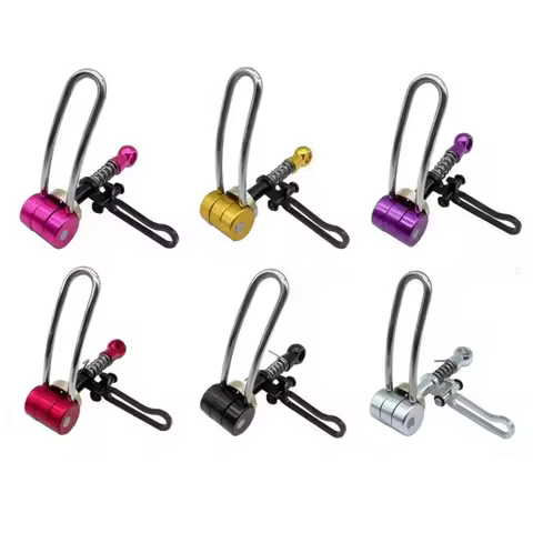 Folding bike quick release seatpost clamp for brompton Cline bike titanium axle