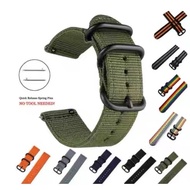 Casio F91W F-91W strap Casio F91W F-91W Series Nylon Canvas WatchTALI - 18mm Nylon Strap Army LookNi