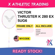 [2025 NEW MODEL] Victor Thruster K 280ex /thruster 280ex light badminton racket 79g for girl