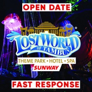 [BELI 2 RM30 OFF] Lost World of Tambun Themepark tiket + Hotspring 1 Day Combo Ticket Open Date