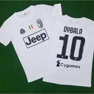 Dybala 10 Microfiber White T-shirt with Patch-Cygames