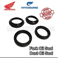 Fork Oil Seal Dust Oil Seal Hyosung NAZA BLADE 250 650 GT HONDA CB400 CB500 CB1100 CBR650F CBR500R C