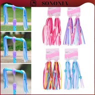 SONONIA 2 Pack Rainbow Tassel Bike Handlebar Streamers, Easy to Attach, Bike Decoration, Bike Stream