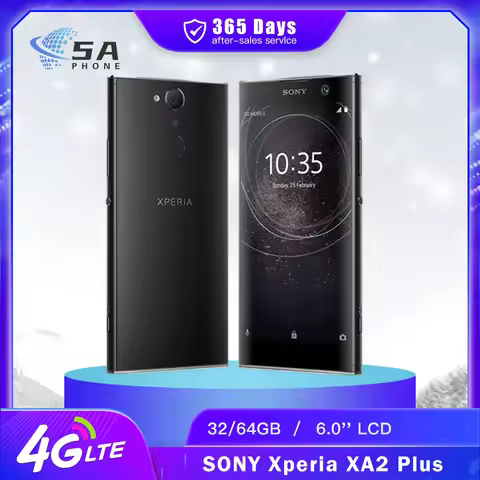 Sony Xperia XA2 Plus H3413 H4413 H4493 4G Mobile Phone 4GB+32GB 6GB+64GB NFC 6.0'' 23MP Snapdragon 6