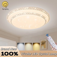 2025 HOT LED Ceiling Light Tricolor with Remoter living room light ceiling light bedroom led lights