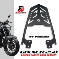 Suzuki Gixxer 250 Top Box Bracket / monorack / gixxer 250 accessories / heavy duty / powder coated /