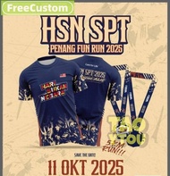[Ready Stock] HARI SUKAN NEGARA 2025 T Shirt For Men Women's Clothing _ 11 Oktober 2025 _ 5KM RUN