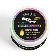 NOBLESSE PREMIUM Edge Wax Styling Edge Tamer 2 Day EXTRA EXTREME HOLD Blended with Black Caster Oil 