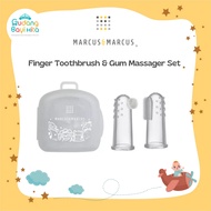 Marcus & Marcus Finger Toothbrush & Gum Massager Set - Baby Toothbrush - Baby Tongue Gum Toothbrush