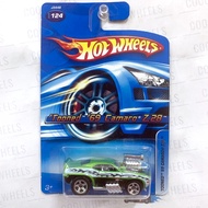 Hot Wheels 2006 'Tooned '69 Camaro Z28 - GREEN