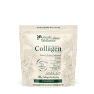 Great Lakes Wellness Collagen Peptides Powder for Skin, Hair, Nails, Joints & Digestion - Unflavored