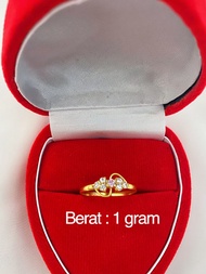 Cincin 1 gram emas muda