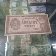 uang kuno 100 rupiah soekarno orida asli