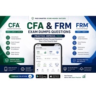 CFA Level 1/2/3 & FRM Part 1/2 Online Exam Dump
