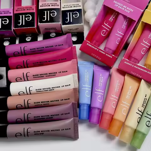 E.l.f Squeeze Me More Lip Balm Duo Lip Gloss Mango-Watermelon Bubblegum-Cherry Mint-Chocolate Two To