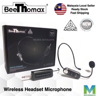 BEETHOMAX MCMC U66SH WIRELESS HEADSET MICROPHONE Mikrofon Tampa Wayer Kepala untuk Imam Masjid Surau