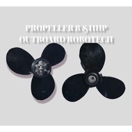 HP 8 AND 11 OUTBOARD PROPELLERS ROBOTECHhp Boat Outboard Engine