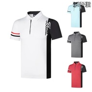 Titleist golf Clothing golf Men's Half-Sleeved T-Shirt Breathable Quick-Drying Moisture-Absorbent Wicking POLO Shirt Summer