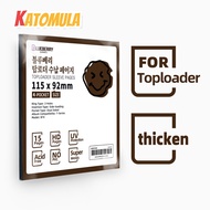 15pcs BERYFAM Toploader Binder Pages 4Pocket Photocard Black Thick PhotoAlbum Binder BlueberrySeries