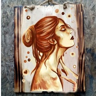 Wall Decoration VINTAGE Wall Decoration Women's Painting Bathroom Decoration Living Room CAFE CAFE