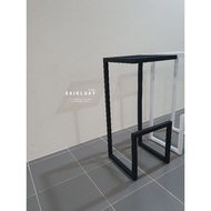 Steel Table Chair Mini Bar There Is A Shoe Stand Size 30 30 70 Cm.