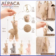 YVETTPH Alpaca Plush Keychain, Mini Key Accessories Alpaca Bag Charm,  Gold Tone Clasp Cute Alpaca P