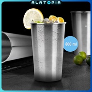 HOSPORT Korean Stainless Steel Single Wall Glass 500ml - H13